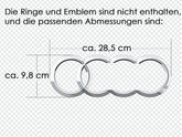 Kühlergrill Frontgrill Wabengrill Schwarz für AUDI A5 8T S Line 2012-2016 MOPF